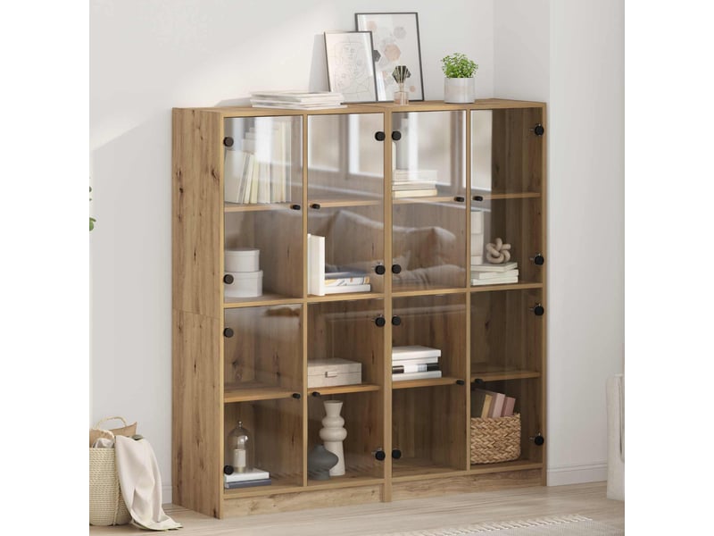  Buffet - haut armoire 2 pc chêne artisanal 68 x 37 x 142 cm  - Conforama B