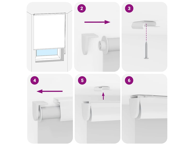 Store enrouleur de douche, store à rouleau avec cassette largeur du tissu 86 cm cf45165 - Conforama E