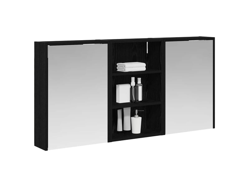  Ensemble de meubles de salle de bain 3 pcs 126x16x62.5 cm shl2652  - Conforama C