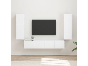 Meuble tv coloris blanc 30 cm <strong></strong>  <strong></strong>