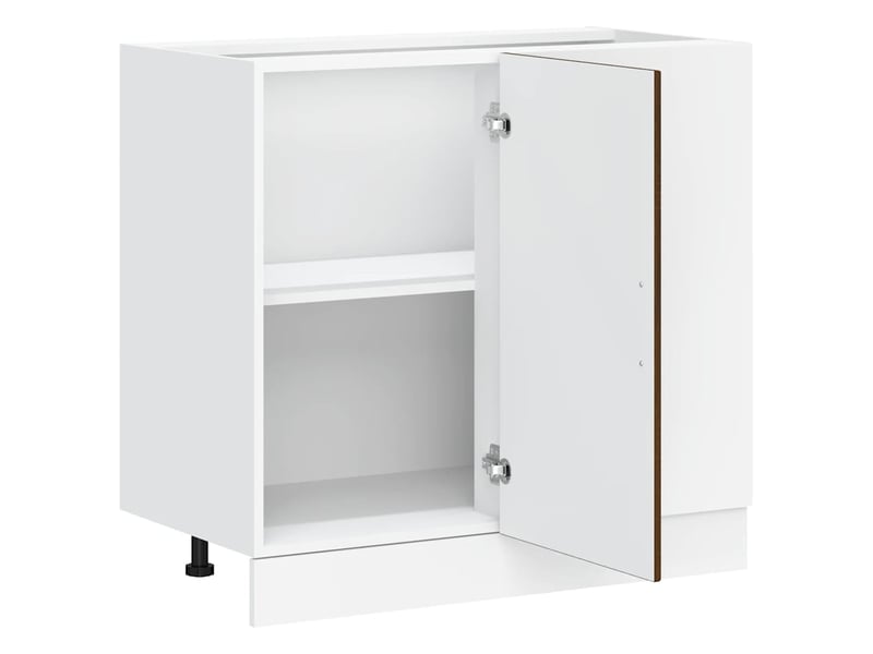 Meuble de rangement, armoire de cuisine porto chêne marron bois d'ingénierie shl7590 - Conforama E