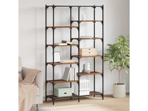 Étagère 9 niveaux, étagère de rangement 100 x 32 x 170 cm bois d'ingénierie shl3401
