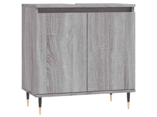 Amoire de salle de bain sonoma gris 58x33x60cm bois d'ingénierie shl2844