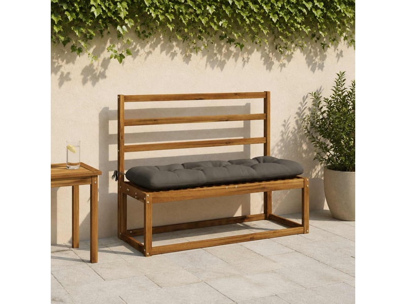 Lot de 2 coussins de banc, coussins d'assise vianen 100 % polyester gris cf57654 - Conforama B