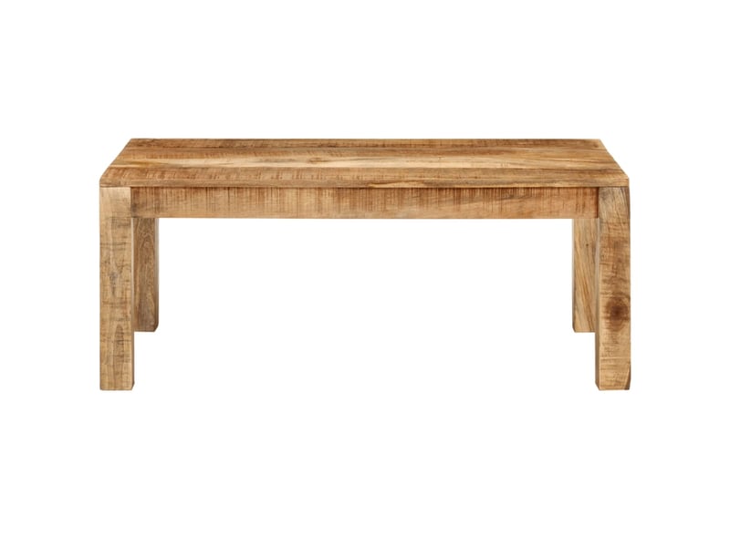  Table basse rectangulaire | table de salon 100x55x40 cm bois de manguier massif  - Conforama B