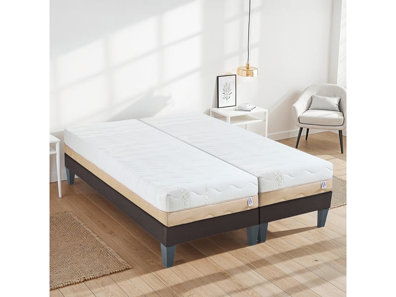 Matelas mémoire de forme 24 cm ondulato - 70x190 cm - 2x70x190 cm 3MA25.D.0719 - Conforama E