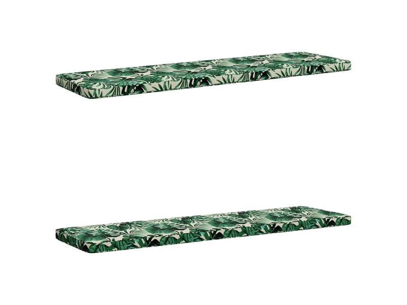  Lot de 2 coussins de banc, coussins d'assise vught 100 % polyester cf57724  - Conforama A