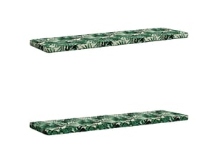 Lot de 2 coussins de banc, coussins d'assise vught 100 % polyester cf57724