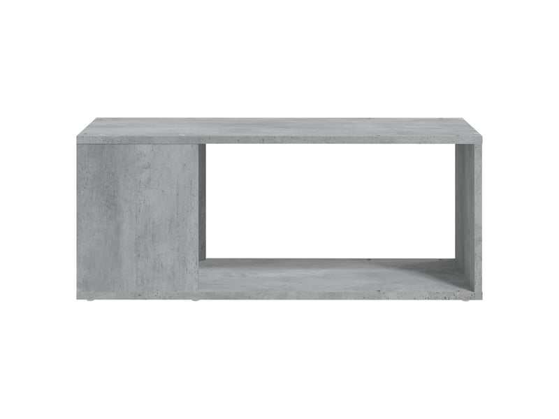  Meuble tv - banc tv - meuble de rangement gris béton 80x24x32 cm bois d'ingénierie  - Conforama E