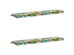 Lot de 2 coussins de banc, coussins d'assise soest 100 % polyester cf56938