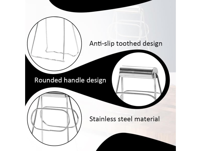  2 pièces pince attrape plat chaud set, 2 tailles anti-brûlure pince à acier inoxydable, pinces à aliments chauds de cuisine, anti-brûlure clip pour ERFDS-GXD00903-GXD - Conforama C