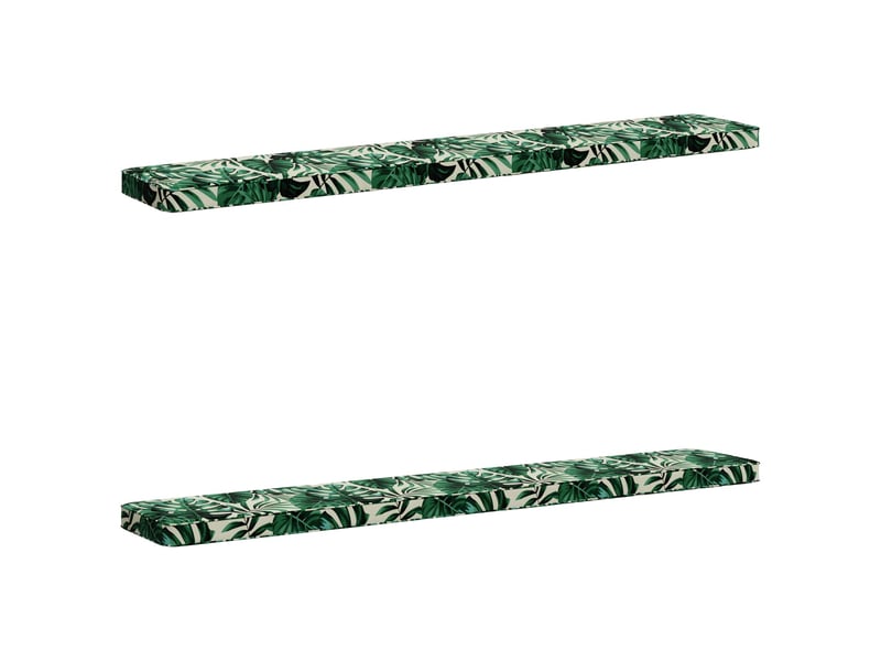 Lot de 2 coussins de banc, coussins d'assise vught 100 % polyester cf58295 - Conforama A