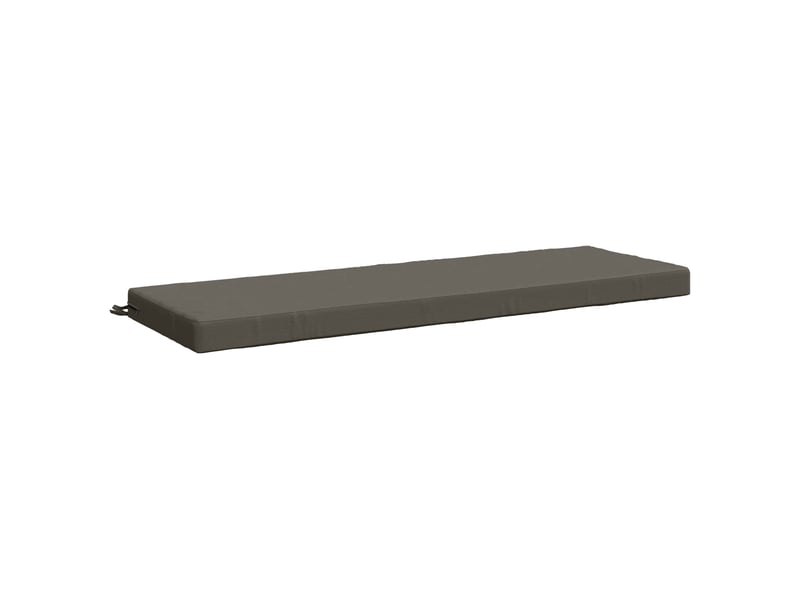  Lot de 2 coussins de banc, coussins d'assise soest 100 % polyester gris cf57245  - Conforama D