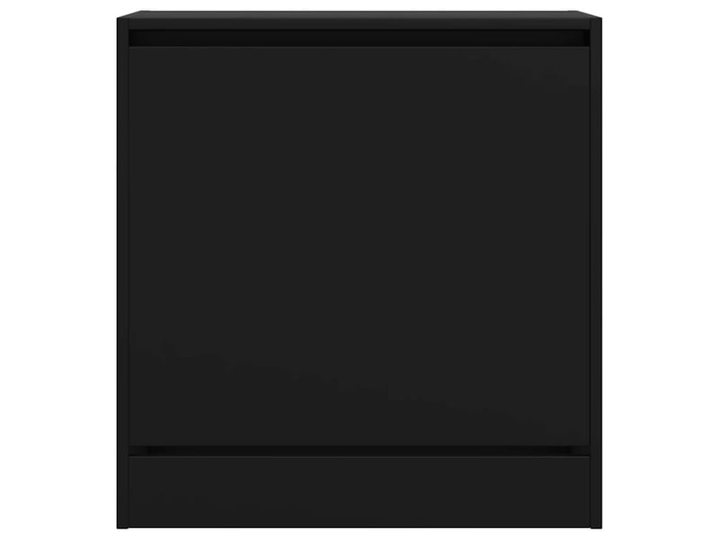  Meuble à chaussure, armoire à chaussures noir 60x34x63,5 cm bois d'ingénierie  - Conforama E