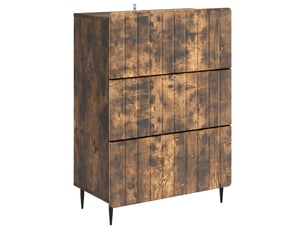 Armoire de rangement bureau, armoire à tiroirs 66 x 34,5 x 92 cm bois d'ingénierie shl8940