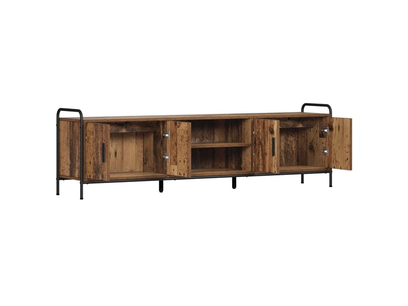  Meuble tv, banc tv 167,5x33x50 cm bois ancien bois d'ingénierie  - Conforama C