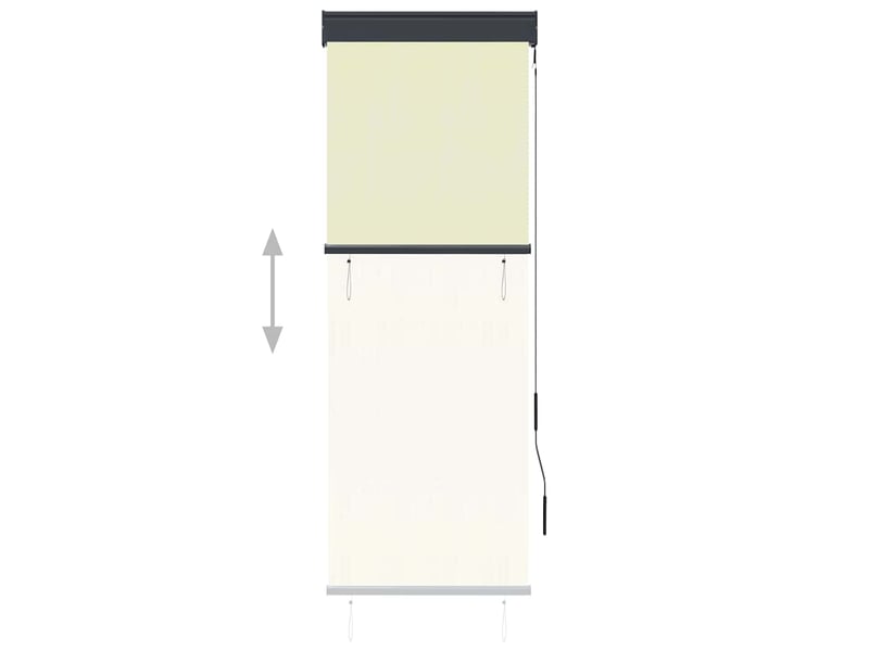  Store enrouleur, store roulant d'extérieur 60 x 250 cm crème cf47403  - Conforama C