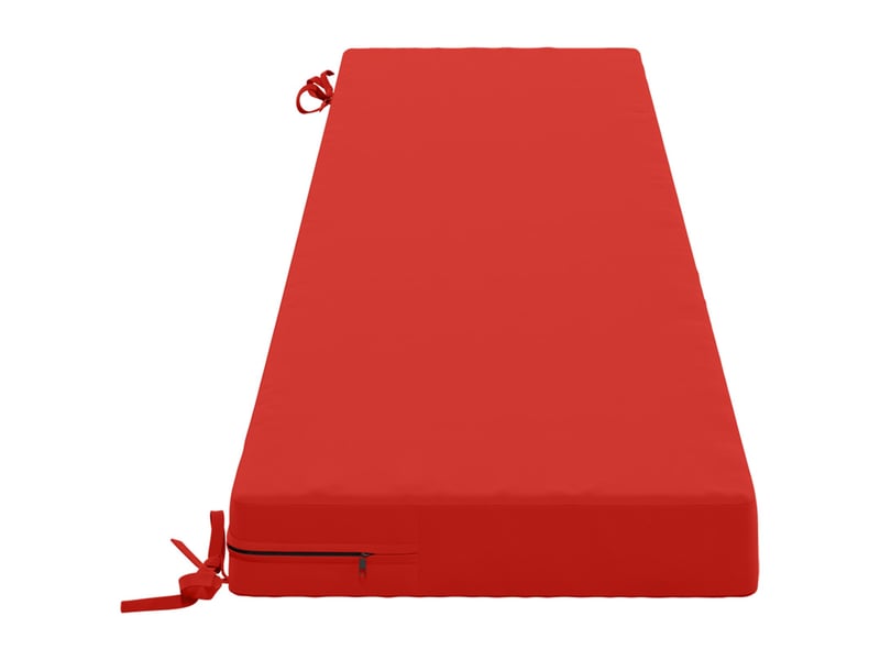 Coussin de banc, coussin d'assise, coussin de canapé soest 100 % polyester rouge 170 x 40 x 8 cm cf53521 - Conforama D