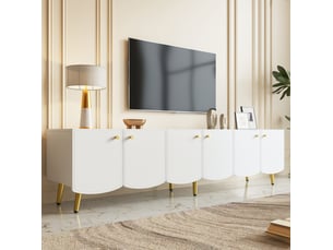 Meuble tv coloris bicolore 180 cm <strong>TCQPZ</strong>  <strong></strong>