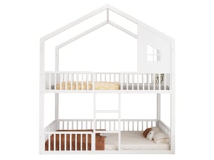Lit superposé 90x200 cm MODERNLUXE   coloris blanc
