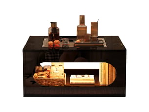 Table basse coloris noir <strong></strong> <strong></strong>