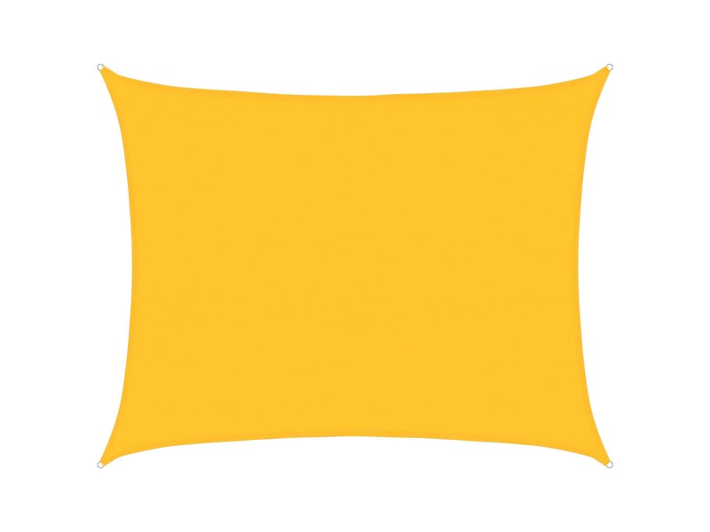  Voile d'ombrage - voile d'ombre - voile parasol 160 gm² rectangulaire jaune 6x8 m pehd  - Conforama A