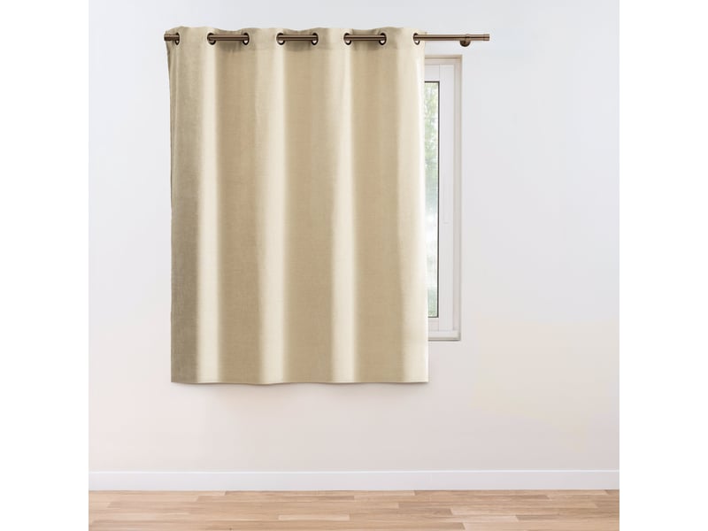  Rideau tamisant à œillets en velours chenille 140x180 cm  - Conforama A