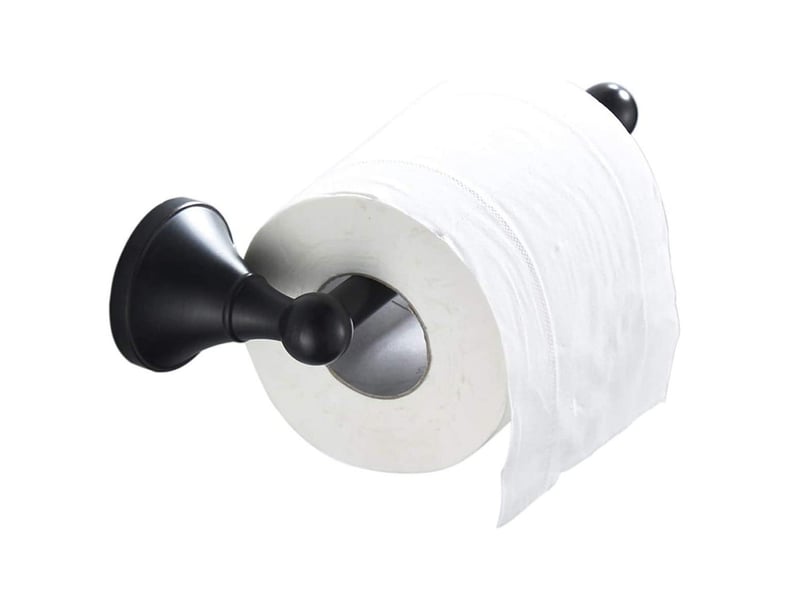  Porte-papier toilette laiton salle de bain porte rouleau toilette mural, bronze frotté à l'huile  - Conforama A