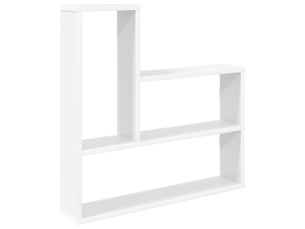 Étagère murale, étagère suspendue blanc 60 x 11 x 60 cm bois d'ingénierie cf42038
