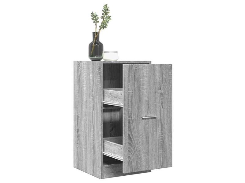  Armoire apothicaire sonoma gris 40x41x77,5 cm bois d'ingénierie  - Conforama B