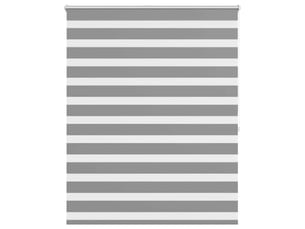 Store vénitien zebra, store de fenêtre 140,9 x 175 cm, largeur du tissu 136,7 cm, gris cf48203