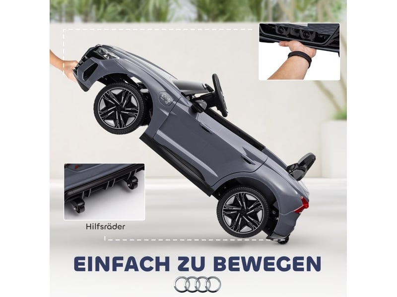  Voiture électrique enfant 12v 103x58x41 cm radiocommandée métal gris  - Conforama E