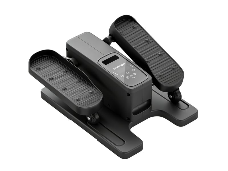  Mini vélo elliptique électrique de bureau 41x36x16 cm télécommande écran led noir  - Conforama A