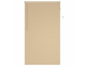 Store vénitien, store de fenêtre marron clair avec motif 213 x 110 cm 25 mm pvc cf47941