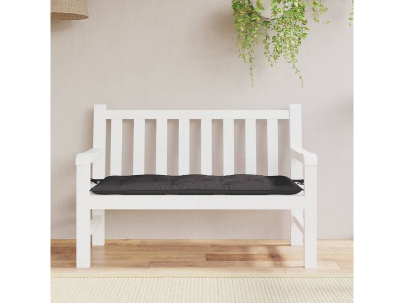  Coussin de banc de jardin, coussin d'assise anthracite 120x50x7 cm tissu oxford cf52636  - Conforama C