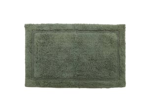 Tapis de bain fluffy colorama 50x75cm vert ficus