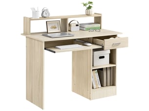 Bureau YAHEETECH 616333 Light Natural Wood 106 cm coloris bois clair