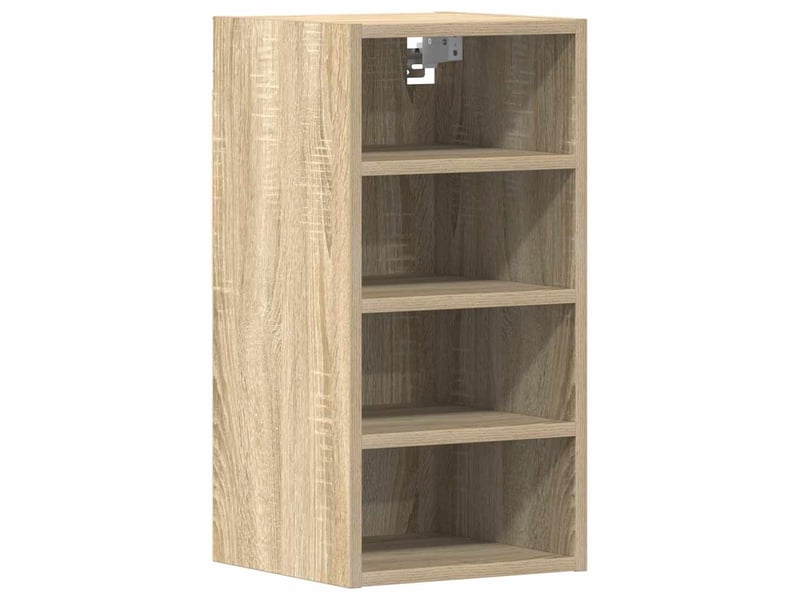 Meuble de rangement cuisine, armoire suspendue chêne sonoma 30x29,5x60cm bois d'ingénierie - Conforama A