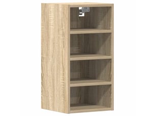 Meuble de rangement cuisine, armoire suspendue chêne sonoma 30x29,5x60cm bois d'ingénierie