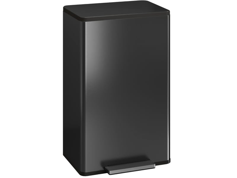  Poubelle de cuisine à pédale 45 l 42,5x35x68 cm – noire – couvercle soft-close et seau amovible  - Conforama A