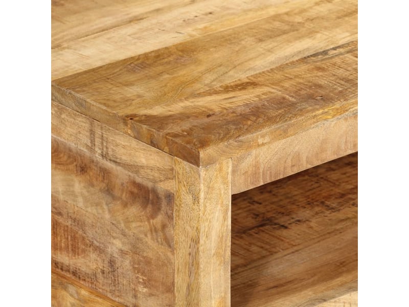  Table basse - table de salon - table à thé 80x55x30 cm bois de manguier massif  - Conforama D