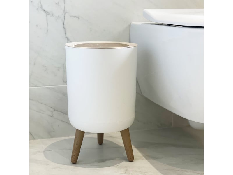 3 poubelle de salle de bain push malmo 7l - Conforama C