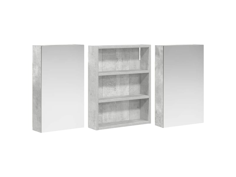  Ensemble de meubles de salle de bain 3 pcs 100x10.5x50 cm shl2746  - Conforama E