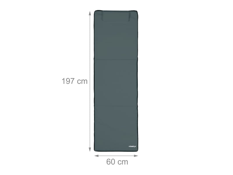  Transat de plage xxl réglable avec parasol 62 x 60 x 170 cm confort moelleux ambiance estivale en polyester bleu 13_0005617  - Conforama B
