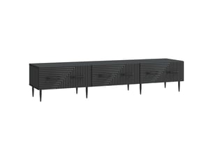 Meuble tv coloris noir 147 cm <strong></strong>  <strong></strong>