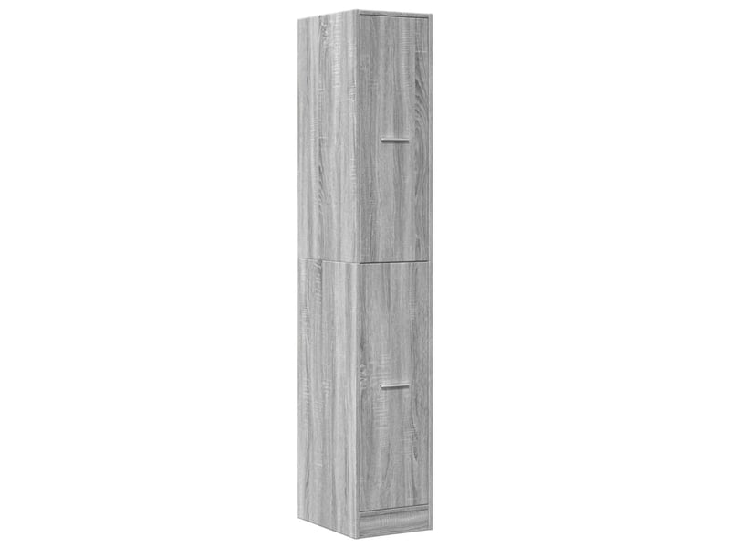  Armoire apothicaire sonoma gris 30x41x174,5cm bois d'ingénierie  - Conforama D