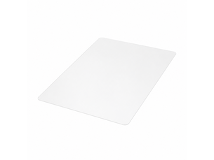 Protection de sol antidérapante pour chaise de bureau, imperméable et pliable, en plastique transparent 100 × 150 cm