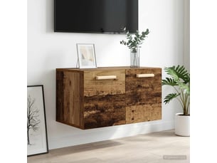 Meuble mural, meuble de rangement salon bois ancien 60 x 36,5 x 35 cm bois d'ingénierie