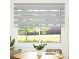 Store zèbre, store de fenêtre gris clair largeur du tissu 155,9 cm polyester cf48483
