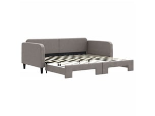 Lit simple 100x200 cm    coloris taupe